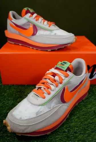 Nike LD Waffle 'sacai CLOT Kiss of Death Orange Blaze' ISize 11,5)*VNDS/OG ALL*