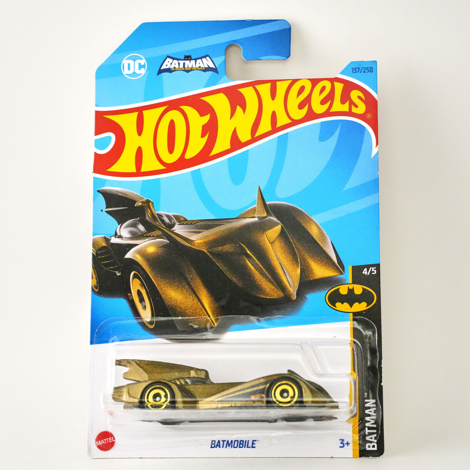 Hot Wheels Batmobile Gold Batman 2023 M Case