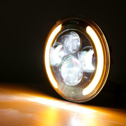 7" LED Headlight For Harley Road King Tour Street Glide Special FLHXS FLHX/Honda - Picture 6 of 12