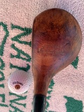 Vintage early wood head Wilson Co Sam Snead Blue Ridge SS model driver 1