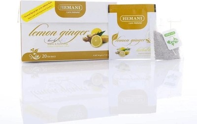 Hemani Lemon Ginger Herbal Tea 20 Bags