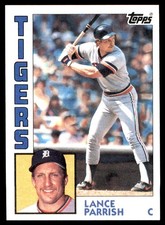 Lance Parrish 1984 Topps #640 Detroit Tigers MLB READ FREE SHIPPING AutographDen