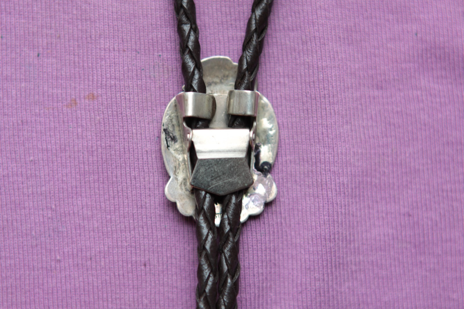 Vintage Hopi Bryan Kagenvema Eagle Sterling Silver Native American Bolo Tie