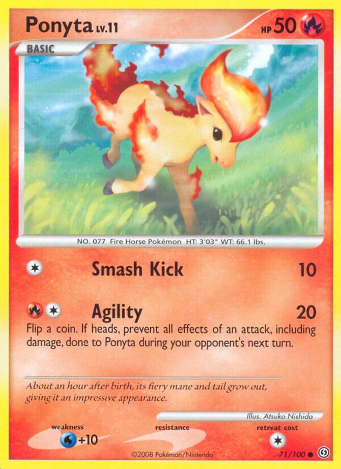 Ponyta - 71/100 - Common LP Stormfront