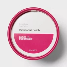 Passionfruit Punch Jar Candle Luminous Peach 13.5oz - Room Essentials