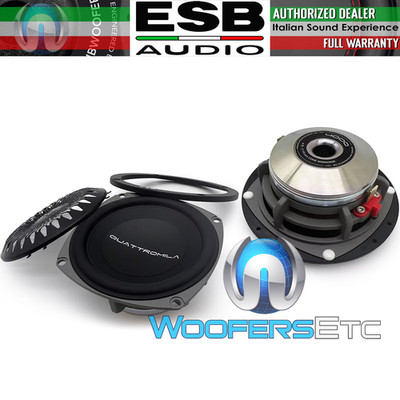 ESB AUDIO 4.75 3'' 100W RMS 4-OHM CAR AUDIO MIDRANGE SPEAKERS NEW