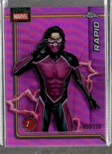 2026 Topps Chrome Marvel Comics Pink Refractors #143 Rapid /250