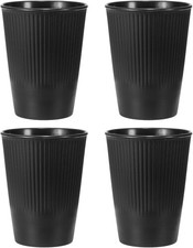 4 Pcs Simple Toothbrush Cup, 3.3 x 3.3 x 4.2 Dishwasher Safe Bathroom Tumbler