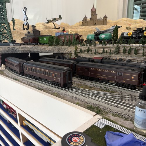 MTH Rail King Pennsylvania PRR Madison 4 Car Passenger Set 30-6250