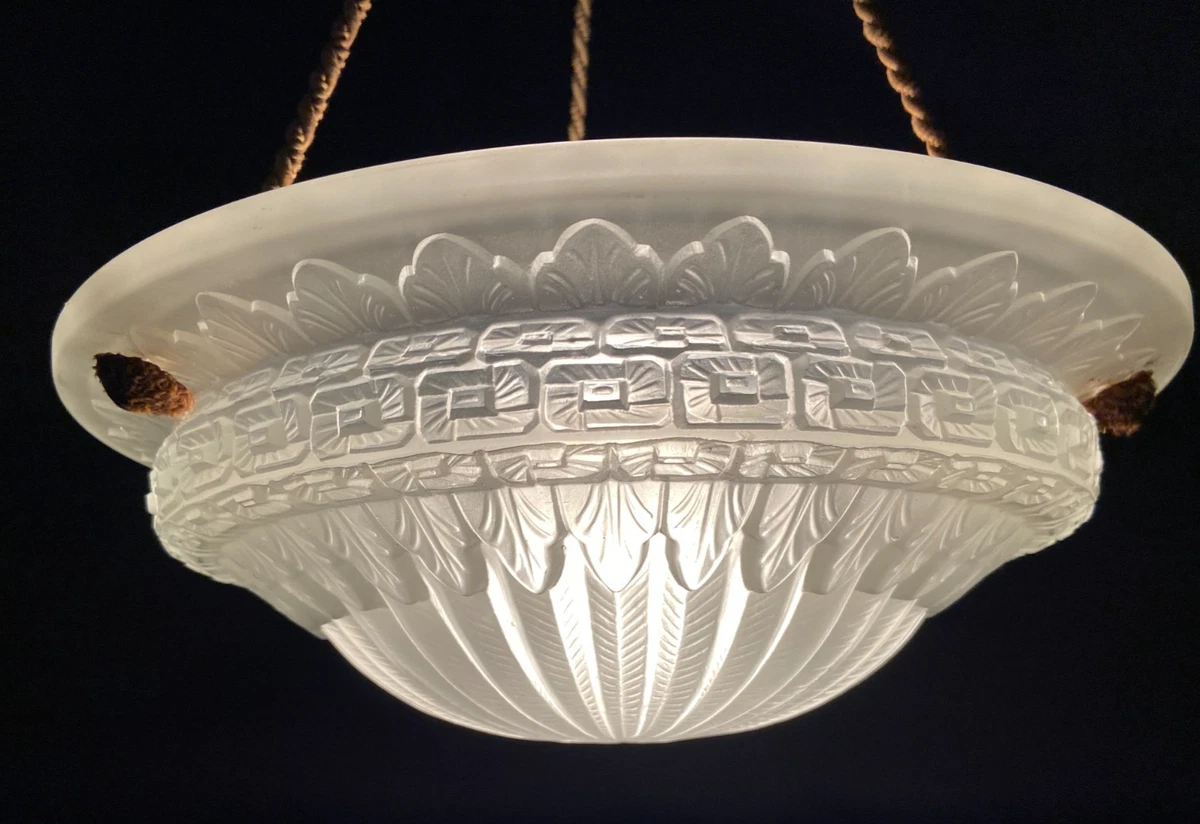 ANCIENNE SUSPENSION LUSTRE ART-DECO 1930 EUR 40,00 - FR