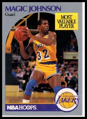 1990 Hoops Team Night Los Angeles Lakers #NNO Magic Johnson