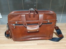 Bosca Old Leather Cognac Stringer Bag