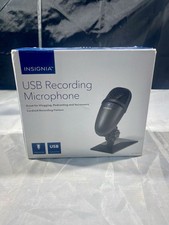 NEW Insignia USB Recording Cardioid Microphone NS-CBM19 with Power Cable