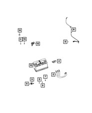 Genuine Mopar Jump Start Wiring 68322415AA