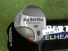 Callaway Big Bertha Steelhead 10 Driver Memphis 10 98 Uniflex Steel HC 43.5 Mint