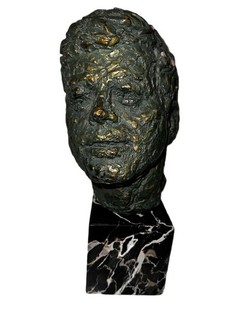 KENNEDY 1968 Alva Studio Museum replica 8.5" JFK Bust by Robert Berks