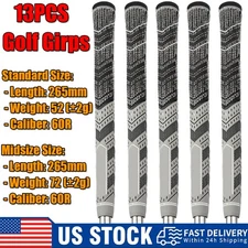 13PCS Golf Grips MCC Golf Club Grip Rubber Anti-slip Golf Grip Standard/Midsize
