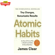 Atomic Habits by James Clear Build Good Habits Brand New Book Free Shipping USA