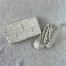 Bottega Veneta Pre-Owned Authentic Belt Bag  Fanny Pack White