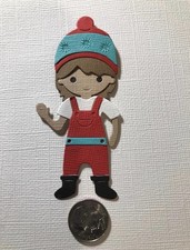 Boy Die Cuts Paper Pieces Winter