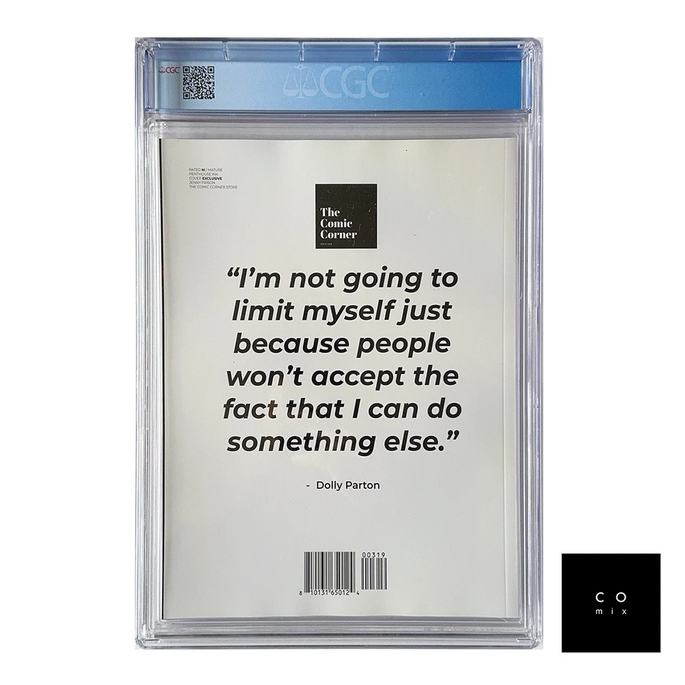 PENTHOUSE Comics #3 Graded CGC 9.6 JENNY FRISON Virgin VAR Ltd 500 Magazine NSFW Foto 2 de 4