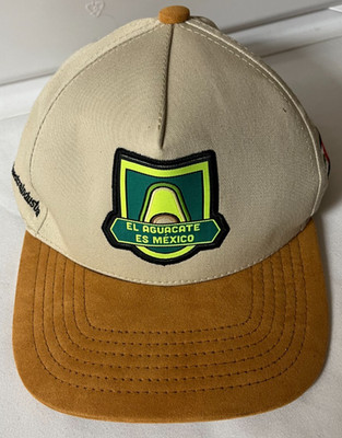 Inovacaps El Aguacate Es Avocados from Mexico Adjustable CAP Hat Beige & Brown