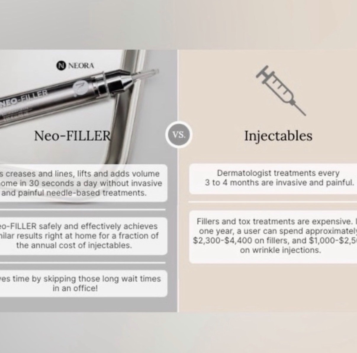 Neora - Neo-Filler Lift + Fill Corrective Elixir 15ml/.51 oz - NWOB