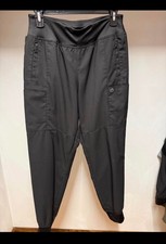 Winks Black Jogger Scrubs Pants