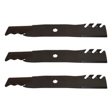 3 MULCHING BLADES Fits John Deere GY20852 GX21784 LA140 LA145 LA165 D140 D150 16