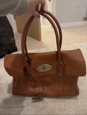 Mulberry Bayswater Oak Small Classic Grain Handbag Shoulder Bag