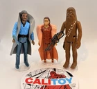 Vintage Kenner Star Wars, Bespin Lando, Leia, Chewy Lot