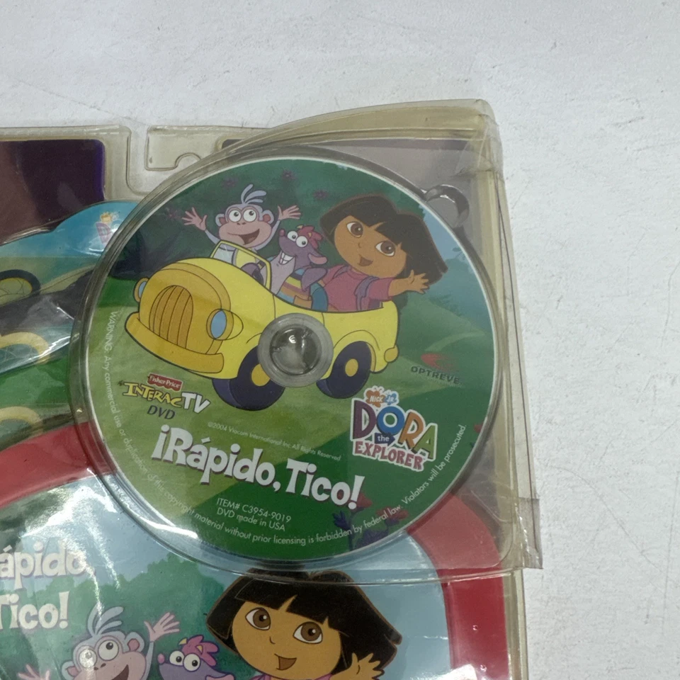 Dora The Explorer InteracTV Learning System Fisher Price New Sealed Rapido Tico - Image 4 of 4