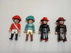 PLAYMOBIL VINTAGE KLICKY VICTORIAN LADY PIRATE CAPTAIN SOLDIER LOT