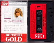 MC Mary Roos - Die großen Erfolge - CBS 1989 Deutsches Gold - musikkassette