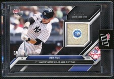 Topps Now  2024 Ben Rice  3 hr   1st Yankee  1st Season  Base Relic  20-99