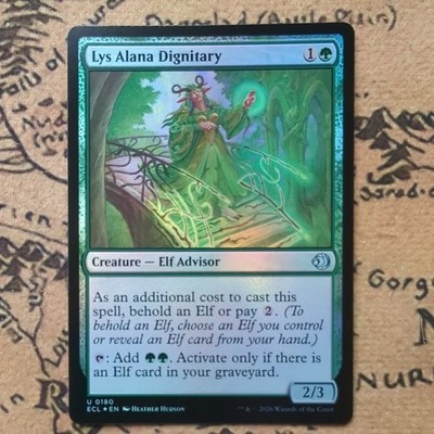 Lys Alana Dignitary (Foil) - 0180 - Lorwyn Eclipsed ECL - MTG - NM/M