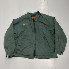 Vintage 70s Red Kap Green Canvas Workwear Mechanics Jacket 1970s True Vintage