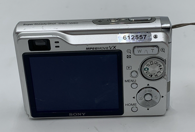Sony Cyber-shot DSC-W80 7.2MP Digital Camera - Silver for sale
