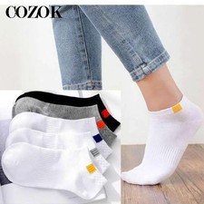 5pairs/lot Summer Cotton Men Short Socks Fashion Breathable Man Boat Socks