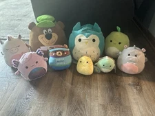 Squishmallows various types and sizes 