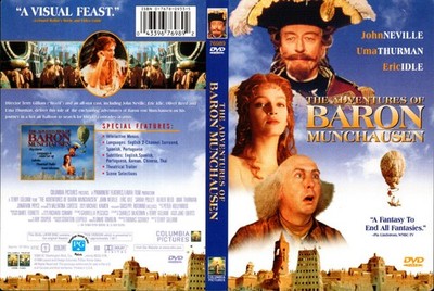 THE ADVENTURES OF BARON MUNCHAUSEN Uma Thurman DVD Eric Idle NEW