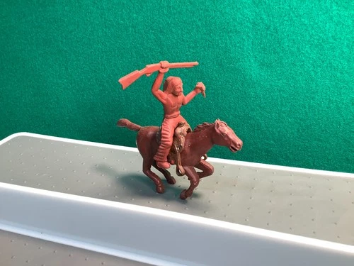 MARX 1950'S MOUNTED 60MM INDIAN FIGURE