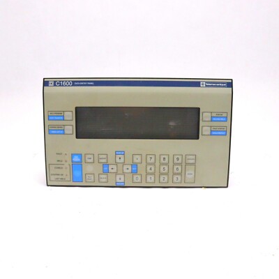 Operator Interface Panels - Data Entry Panel