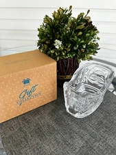 Avon Crystal Sleigh Centerpiece Gift Collection 24% Lead Crystal Box Discontined