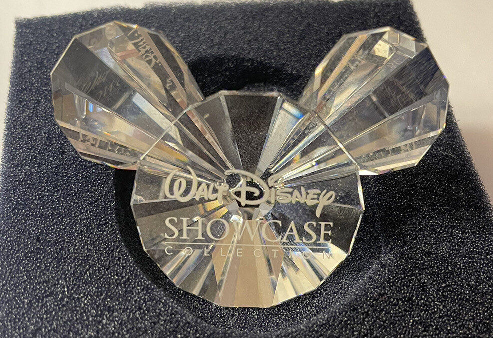スワロフスキー　ディズニータイトルプレート Swarovski Crystal Disney Showcase Collection Disney Title Plaque
