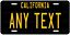 thumbnail 14  - Any State License Plate Tag Personalized Custom Any Text Auto Car Bike Bicycle