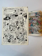 ACTION COMICS  582 Page 6 Original Comic Art Interior Page  Alex Saviuk  (1986)