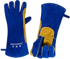 16 inch 662℉ Heat Resistant Gloves,for Welding，BBQ, Fireplace,Grill,Oven 3 COLOR