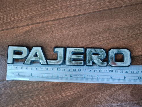 PAJERO Side Fender Emblem Badge Fit Mitsubishi Pajero 1st Gen 1983-91 OEM - Foto 5 di 12