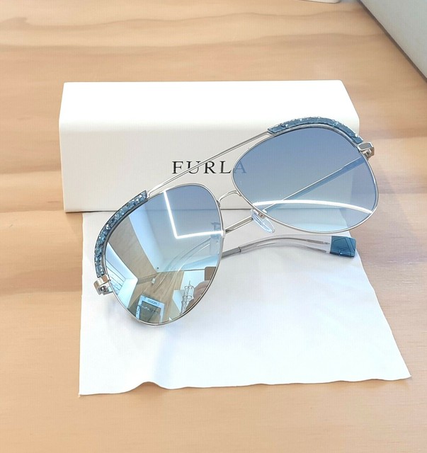 Occhiali da sole Furla Sfu284 Blu Multicristallo 579b | Acquisti Online su  eBay